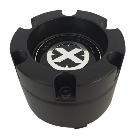 American Racing ATX 186 Slot Satin Black 391K80YB003 391K80 S1007-04 Center Cap - The Center Cap Store