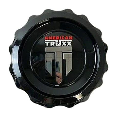 American Truxx 81502090F-7 81502090F-1 Gloss Black Wheel Center Cap - The Center Cap Store