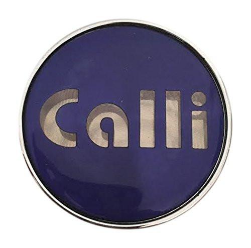 Calli Wheels GASC-101 Blue and Chrome Center Cap - The Center Cap Store