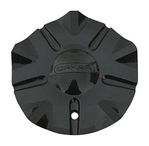 Dakar Wheels CAP752L188 Black Wheel Center Cap - The Center Cap Store