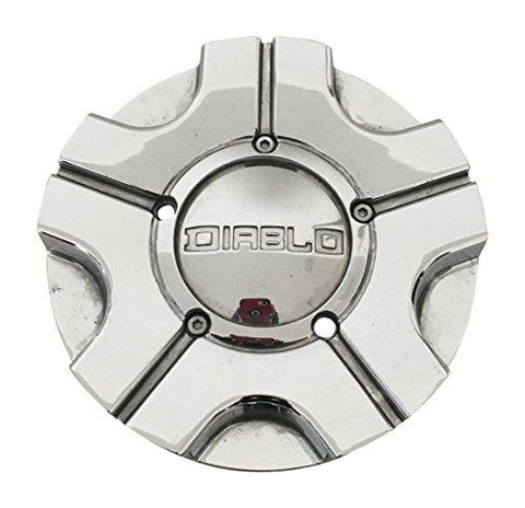 Diablo Wheels MCD0430YA01 UNCD0005 USED Chrome Wheel Center Cap - The Center Cap Store