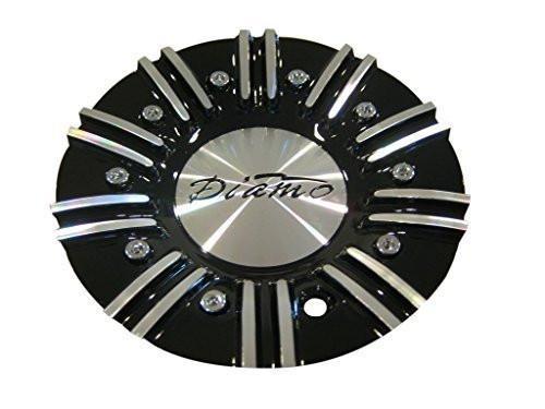 DIamo 30 Black Machine Silver Wheel Rim Center Cap 030L182-AL - The Center Cap Store