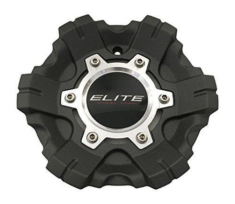 Elite Wheels CAP-438-1 USED Charcoal Wheel Center Cap - The Center Cap Store