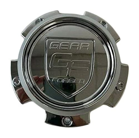 Gear Forged 824L140-5H Chrome Wheel Center Cap 5 Bolt - The Center Cap Store