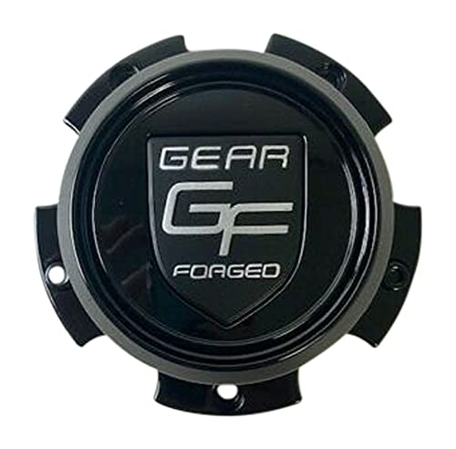 Gear Forged 824L140-5H Gloss Black Wheel Center Cap 5 Bolt - The Center Cap Store