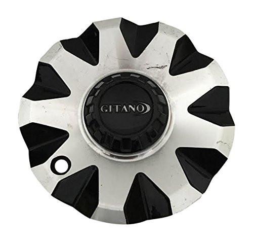 Gitano Wheels 90322085F-2 90322085F-4 Black and Machine Center Cap - The Center Cap Store