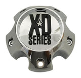 KMC XD Series 1079L121 A0181 LG0611-30 Chrome Wheel Center Cap Fits 5x127 Bolt Pattern - The Center Cap Store