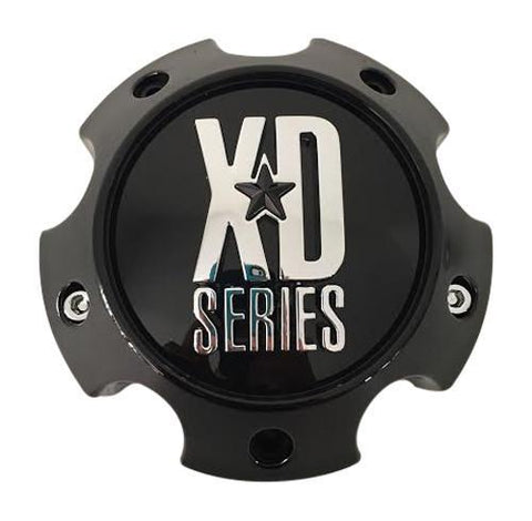 KMC XD Series 1079L145AGB 1079L145A LG0811-31 GLOSS Black Center Cap 6 Lug - The Center Cap Store