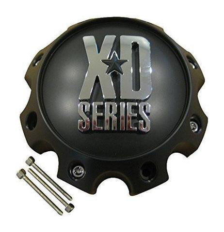 KMC XD Series 441 796 797 798 800 801 8 Lug Matte Flat Black Center Cap 1079L170 - The Center Cap Store