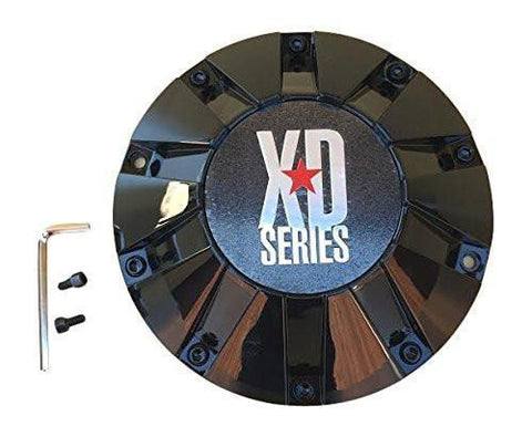 KMC XD SERIES 806 BOMB 451L215-B001 MB452S 451L215 LG1108-11 Black Center Cap - The Center Cap Store