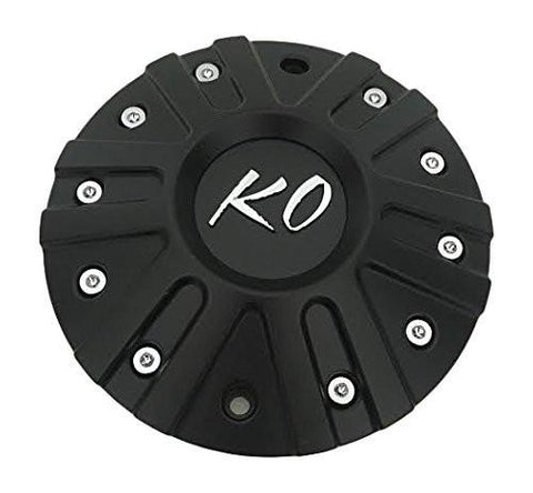 KO Wheels 772S01 772 S1104-03 Matte Black Wheel Center Cap - The Center Cap Store