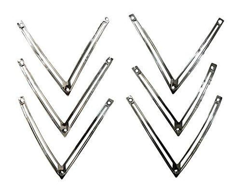 Lexani Wheels Advocate 009-2295-FY 22 Inch Chrome Wheel Insert Set of 6 - The Center Cap Store