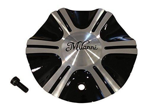 Milanni 452 Stellar Black Machine Wheel Rim Center Cap V452-CAP(AL) - The Center Cap Store