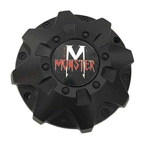 Monster Off-Road Wheels C-5240-2 Matte Black Wheel Center Cap - The Center Cap Store