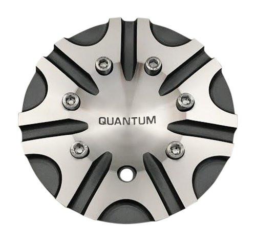 Quantum Wheels QT106-L175-GAL Silver Wheel Center Cap - The Center Cap Store