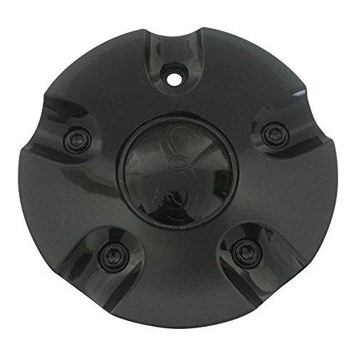 SSC Wheels BC-802 USED Black Wheel Center Cap - The Center Cap Store