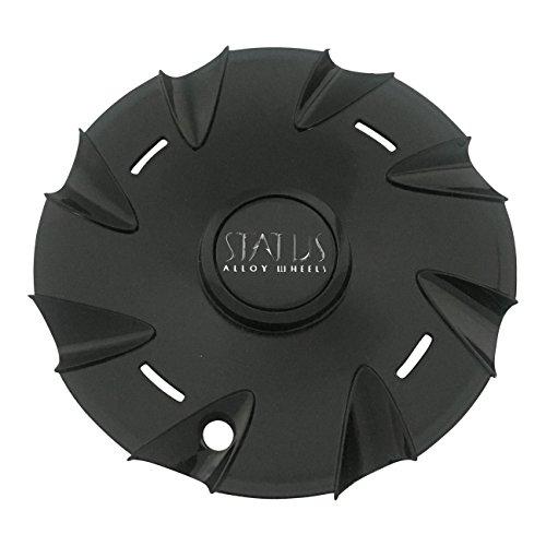 Status Wheels C016001CAP USED Black Wheel Center Cap - The Center Cap Store