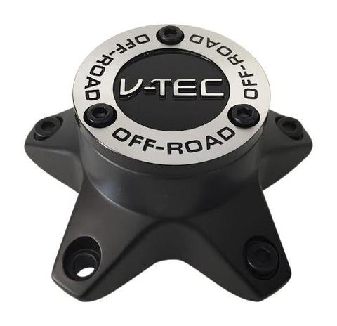 V-Tec Wheels C394-65-CAP Black Wheel Center Cap - The Center Cap Store