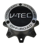 V-Tec Wheels C394-8-CAP Black Wheel Center Cap - The Center Cap Store