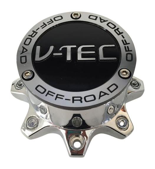 V-Tec Wheels C394-8-CAP Chrome Wheel Center Cap - The Center Cap Store