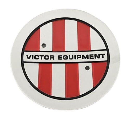 Victor Equipment Wheels C-E76 Silver and Red Center Cap - The Center Cap Store