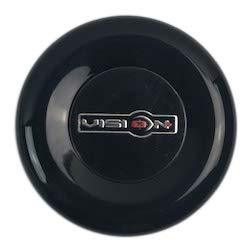 Vision 521H Wheel C72LGB-V Long Gloss Black Center Cap - The Center Cap Store