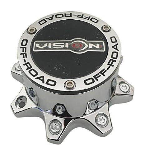 Vision Offroad Wheels 6035B170-8H C394PL-8V Chrome Wheel Center Cap - The Center Cap Store