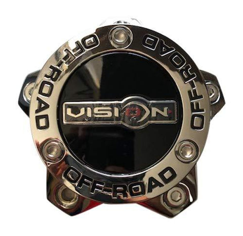 Vision Offroad Wheels C394PL-5V Used Chrome Center Cap - The Center Cap Store