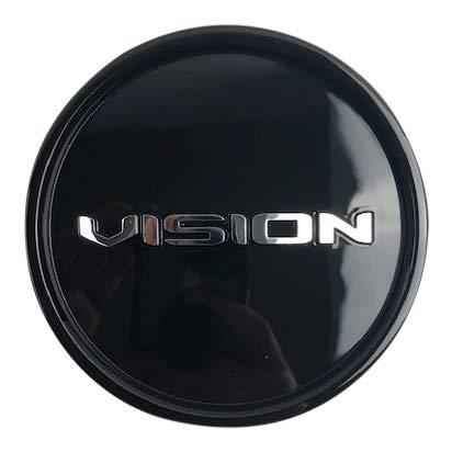 Vision Wheels C388GB-8ECV Gloss Black Snap in Center Cap - The Center Cap Store