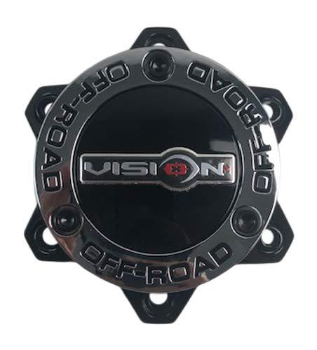 Vision Wheels C394PLGB-6V Gloss Black Center Cap - The Center Cap Store