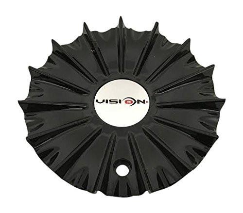 Vision Wheels C454GB 454-2090CAP LG0909-57 Black Wheel Center Cap - The Center Cap Store