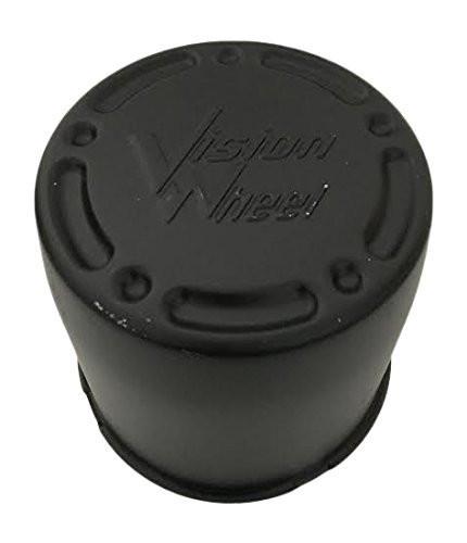 Vision Wheels C715R Matte Black Center Cap - The Center Cap Store