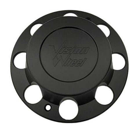 Vision Wheels C81D2F LG0712-43 Black Wheel Front Center Cap - The Center Cap Store